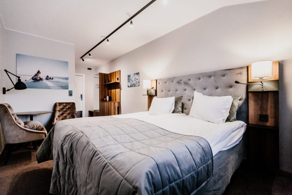 Hotelzimmer deluxe im Hotel Laponia in Arvidsjaur.